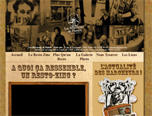 Tablet Screenshot of lesmarcheursdeplanete.com